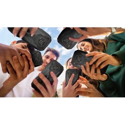 Evolveo - MaxPhone A1 näppäinpuhelin, kaksois-SIM, musta