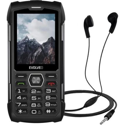 Evolveo - StrongPhone H1 vedenpitävä Dual-SIM-puhelin musta/harmaa