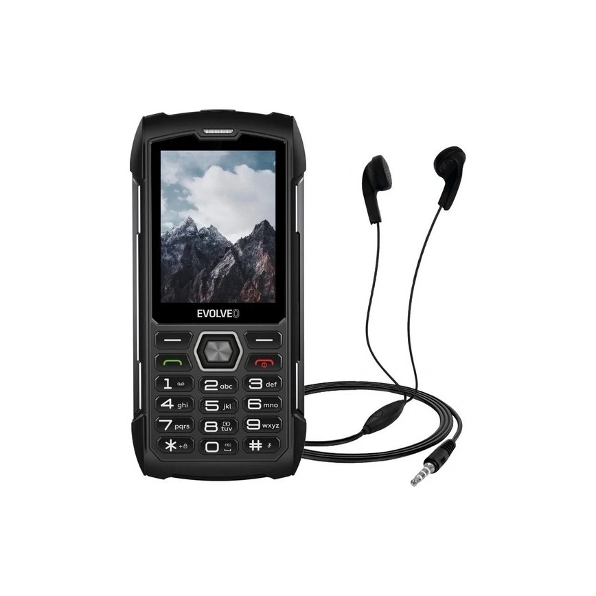 Evolveo - StrongPhone H1 vedenpitävä Dual-SIM-puhelin musta/harmaa