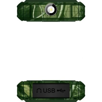 Evolveo - StrongPhone H1 – vesitiivis Dual SIM -puhelin, metsästyskamuflaasi