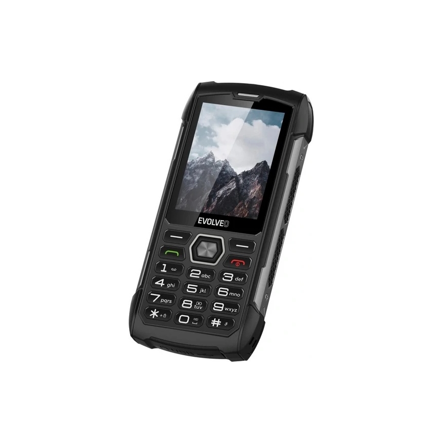 Evolveo - StrongPhone H1, vesitiivis Dual SIM -puhelin musta/harmaa