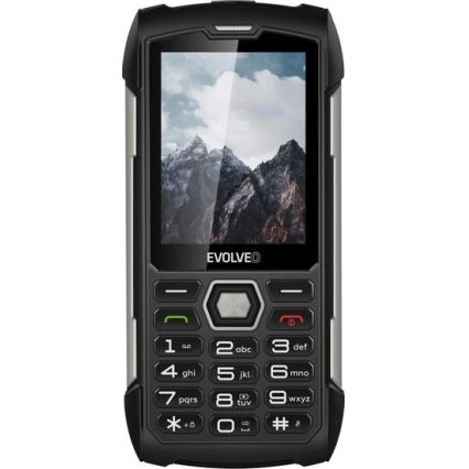 Evolveo - StrongPhone H1 vesitiivis Dual-SIM-puhelin musta/hopea