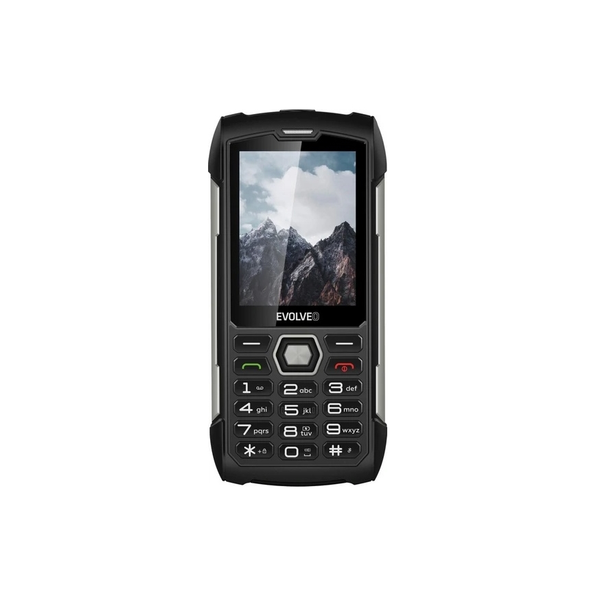 Evolveo - StrongPhone H1 vesitiivis Dual-SIM-puhelin musta/hopea