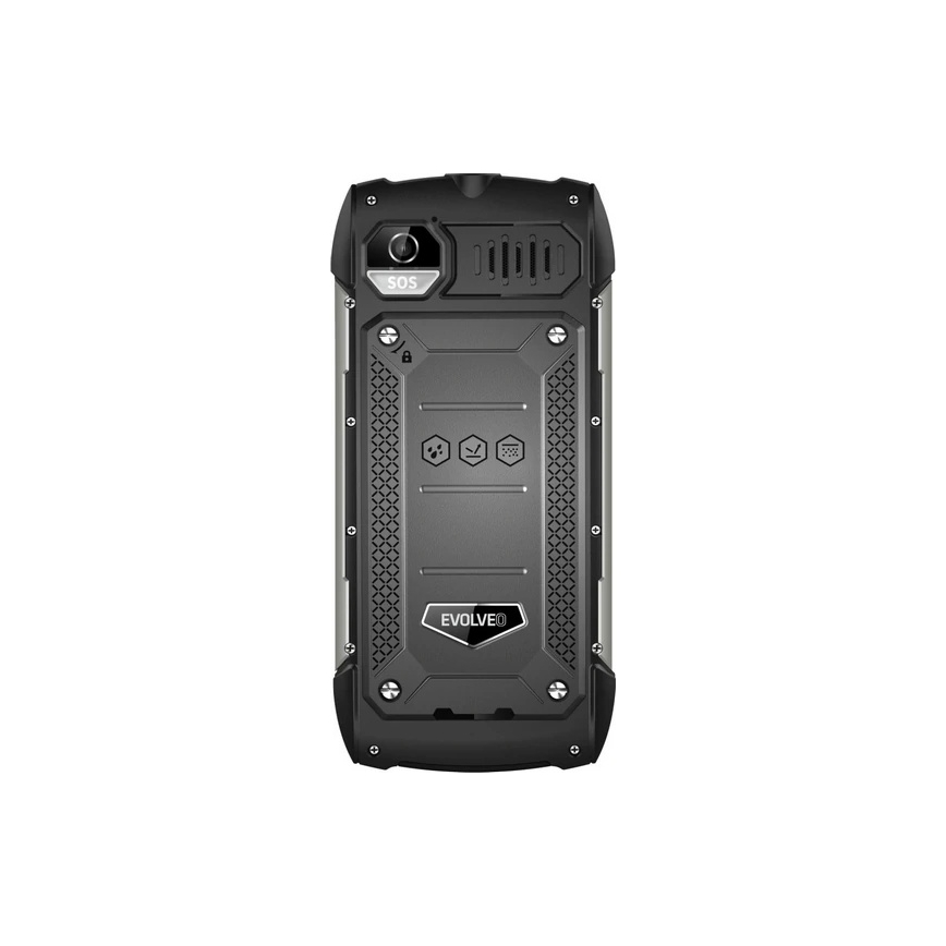 Evolveo - StrongPhone H1 vesitiivis Dual-SIM-puhelin musta/hopea