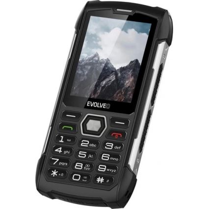 Evolveo - StrongPhone H1 vesitiivis Dual-SIM-puhelin musta/hopea