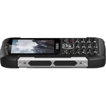 Evolveo - StrongPhone H1 vesitiivis Dual-SIM-puhelin musta/hopea