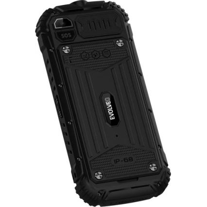 Evolveo - StrongPhone Q1, vesitiivis Dual SIM -puhelin, musta