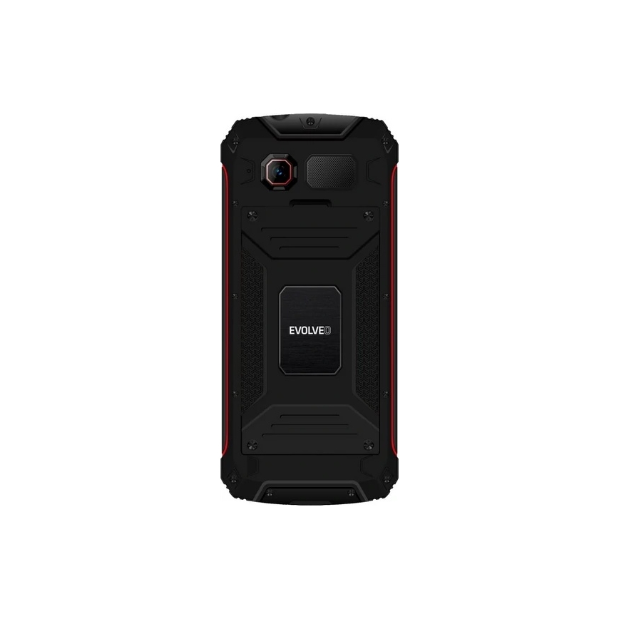 Evolveo - StrongPhone W4 vedenkestävä Dual-SIM-puhelin musta/punainen