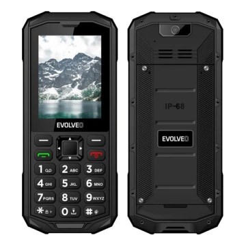Evolveo - StrongPhone X5 vesitiivinen Dual SIM -puhelin, musta/harmaa