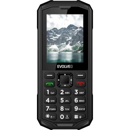 Evolveo - StrongPhone X5, vesitiivis Dual-SIM-puhelin, musta/harmaa