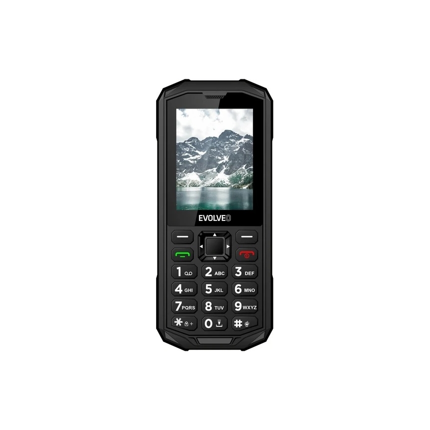 Evolveo - StrongPhone X5, vesitiivis Dual-SIM-puhelin, musta/harmaa