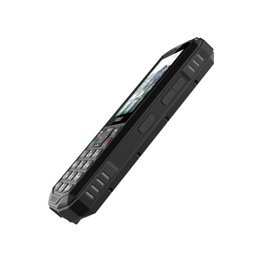 Evolveo - StrongPhone X5, vesitiivis Dual-SIM-puhelin, musta/harmaa