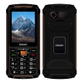 Evolveo - StrongPhone Z6 vesitiivinen Dual-SIM-puhelin, musta/oranssi