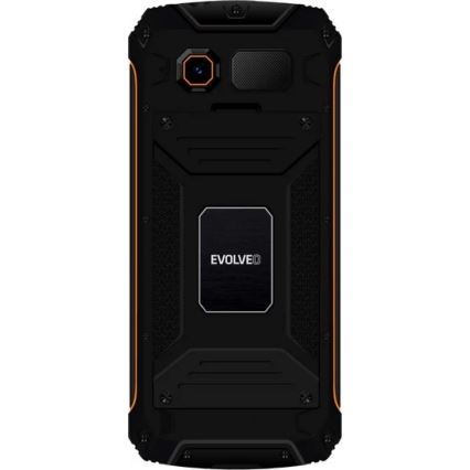 Evolveo - StrongPhone Z6 vesitiivinen Dual-SIM-puhelin, musta/oranssi