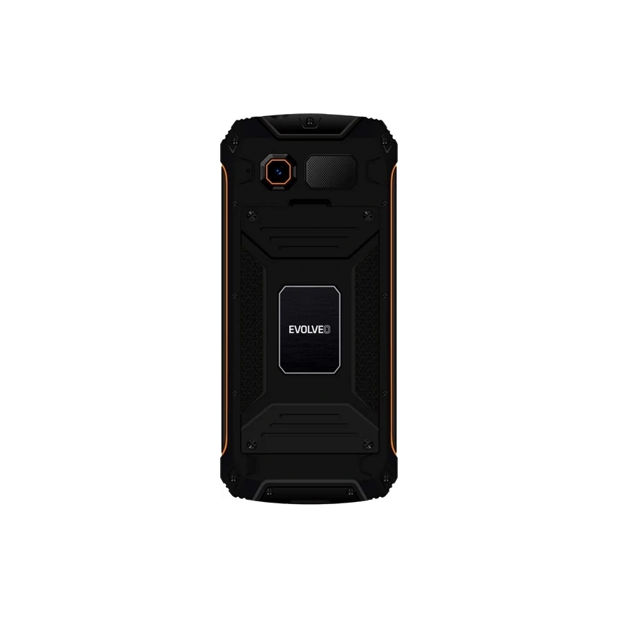 Evolveo - StrongPhone Z6 vesitiivinen Dual-SIM-puhelin, musta/oranssi