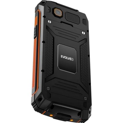 Evolveo - StrongPhone Z6 vesitiivinen Dual-SIM-puhelin, musta/oranssi