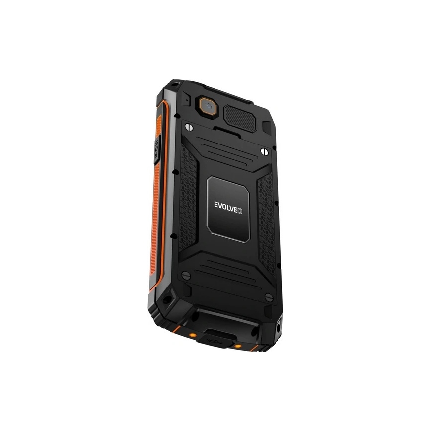 Evolveo - StrongPhone Z6 vesitiivinen Dual-SIM-puhelin, musta/oranssi