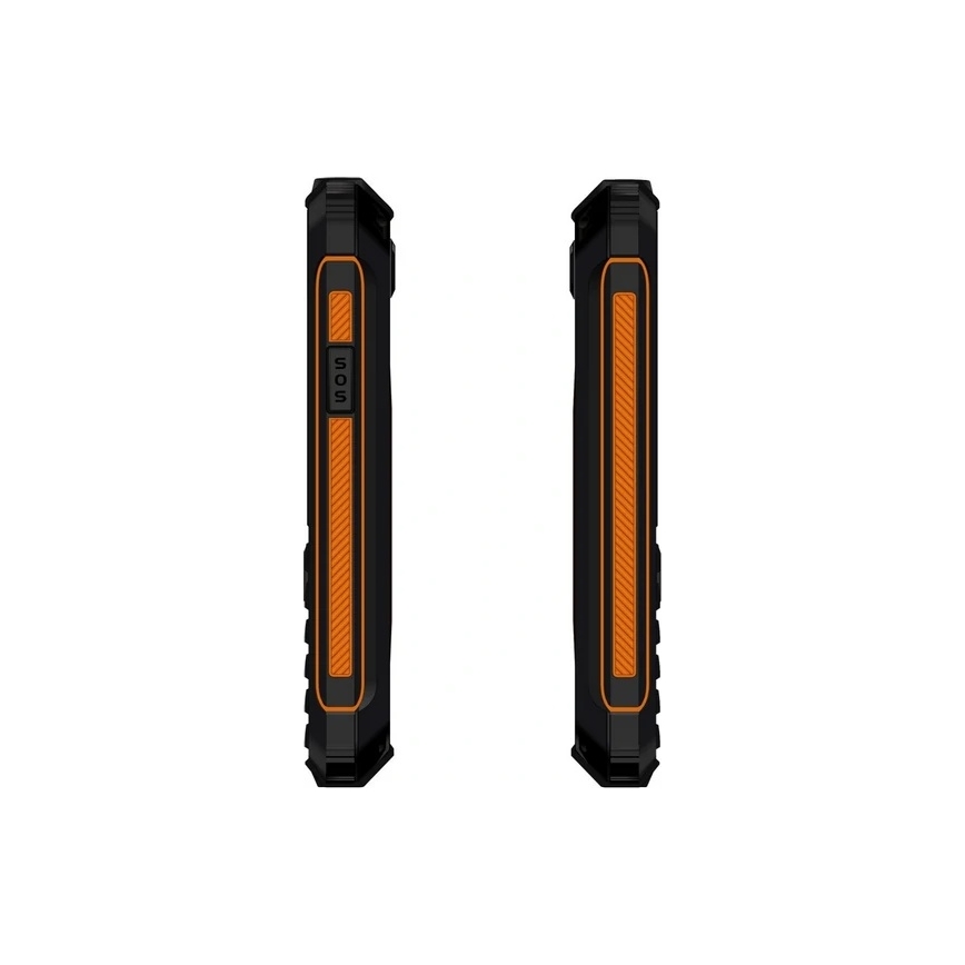 Evolveo - StrongPhone Z6 vesitiivinen Dual-SIM-puhelin, musta/oranssi
