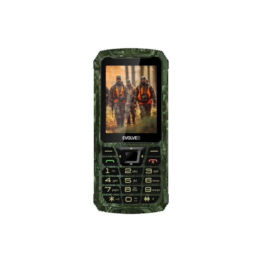 Evolveo - StrongPhone Z6 vesitiivis Dual SIM -puhelin metsästyskamuflaasi