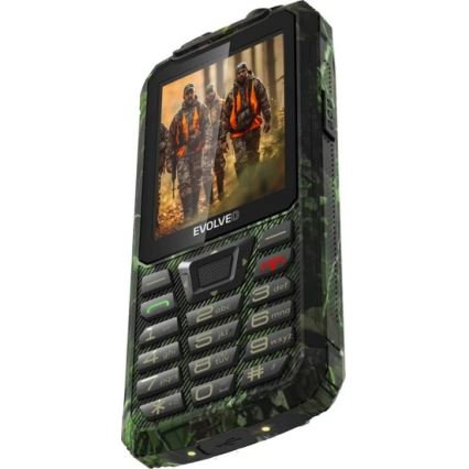 Evolveo - StrongPhone Z6 vesitiivis Dual SIM -puhelin metsästyskamuflaasi