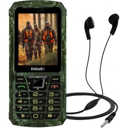Evolveo - StrongPhone Z6 vesitiivis Dual SIM -puhelin metsästyskamuflaasi