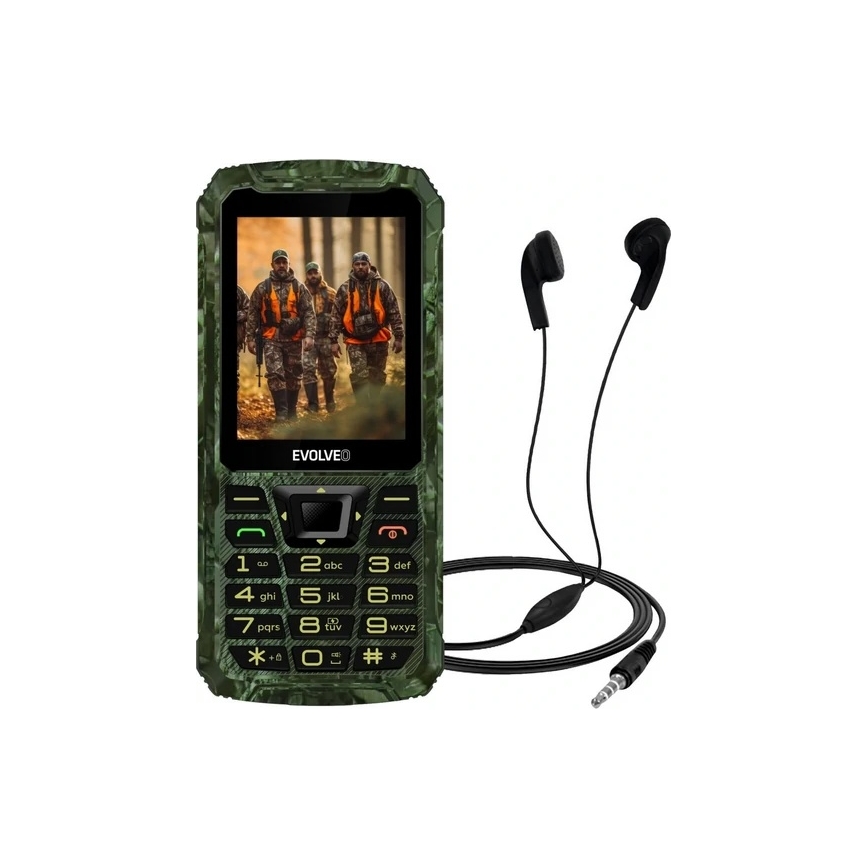 Evolveo - StrongPhone Z6 vesitiivis Dual SIM -puhelin metsästyskamuflaasi