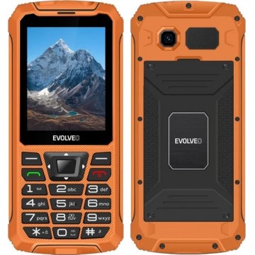 Evolveo - StrongPhone Z6, vesitiivis Dual-SIM-puhelin, oranssi