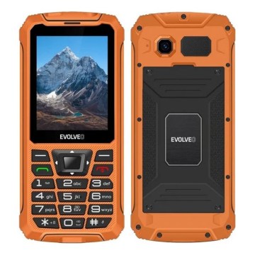 Evolveo - StrongPhone Z6 vesitiivis kaksois-SIM-puhelin, oranssi