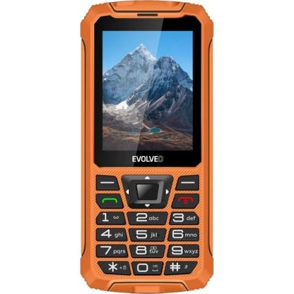 Evolveo - StrongPhone Z6 vesitiivis kaksois-SIM-puhelin, oranssi