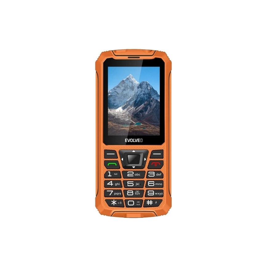 Evolveo - StrongPhone Z6 vesitiivis kaksois-SIM-puhelin, oranssi