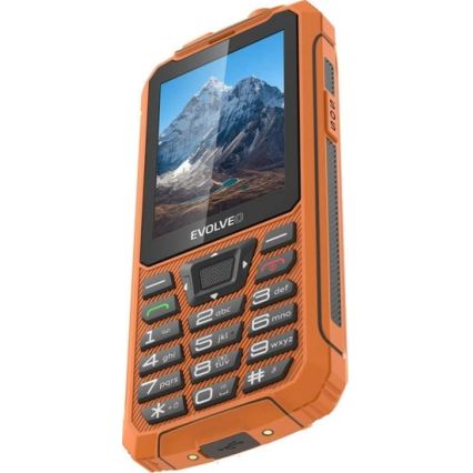 Evolveo - StrongPhone Z6 vesitiivis kaksois-SIM-puhelin, oranssi