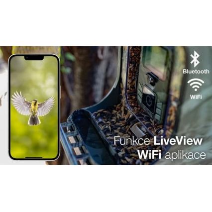 Evolveo - StrongVision BirdFeeder - älykäs lintujen ruokintalaite kameralla ja aurinkopaneeleilla