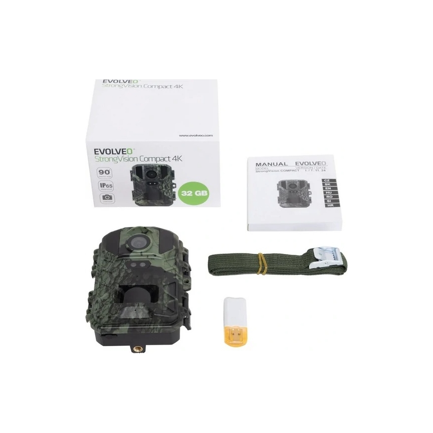 Evolveo - StrongVision Compact 4K riistakamera/ajastuskamera 32GB