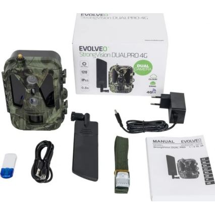 Evolveo - StrongVision Dual PRO 4G riistakamera kuvien lähetyksellä 16 GB