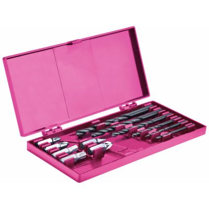 Extol - Akkukäyttöinen poraruuvinväännin 1300 mAh 12V vaaleanpunainen