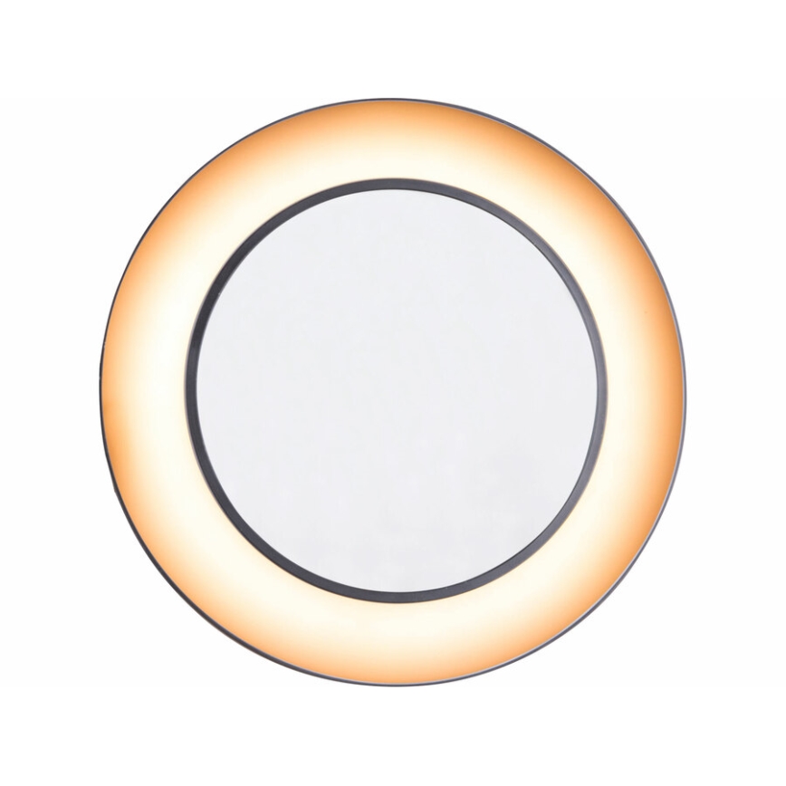 Extol - Himmennettävä LED-pöytävalaisin suurennuslasilla LED/8W/5V 2900/4500/7500K musta