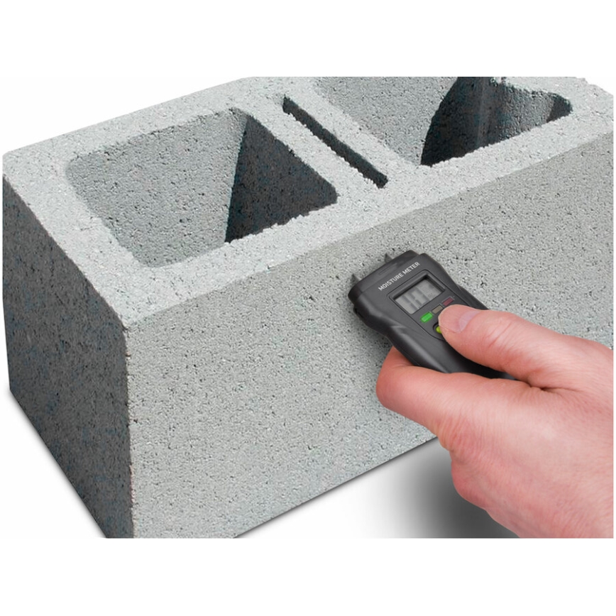 Extol - Kosteusmittari LCD-näytöllä 4xLR44