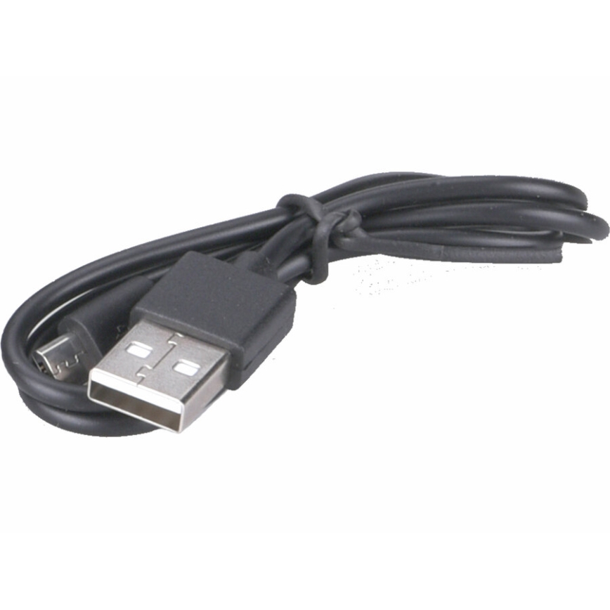 Extol - ladattava LED-otsalamppu anturilla ja punaisella valolla LED/3W/1200 mAh/3,7V oranssi/musta