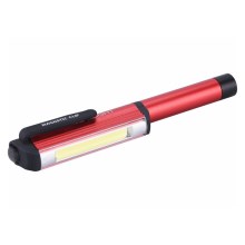 Extol - LED-kynä valolla LED/3W/3xAAA punainen/musta