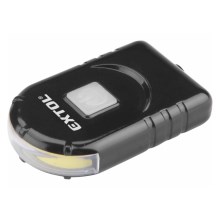 Extol - LED-taskulamppu lippikselle klipsillä LED/500 mAh