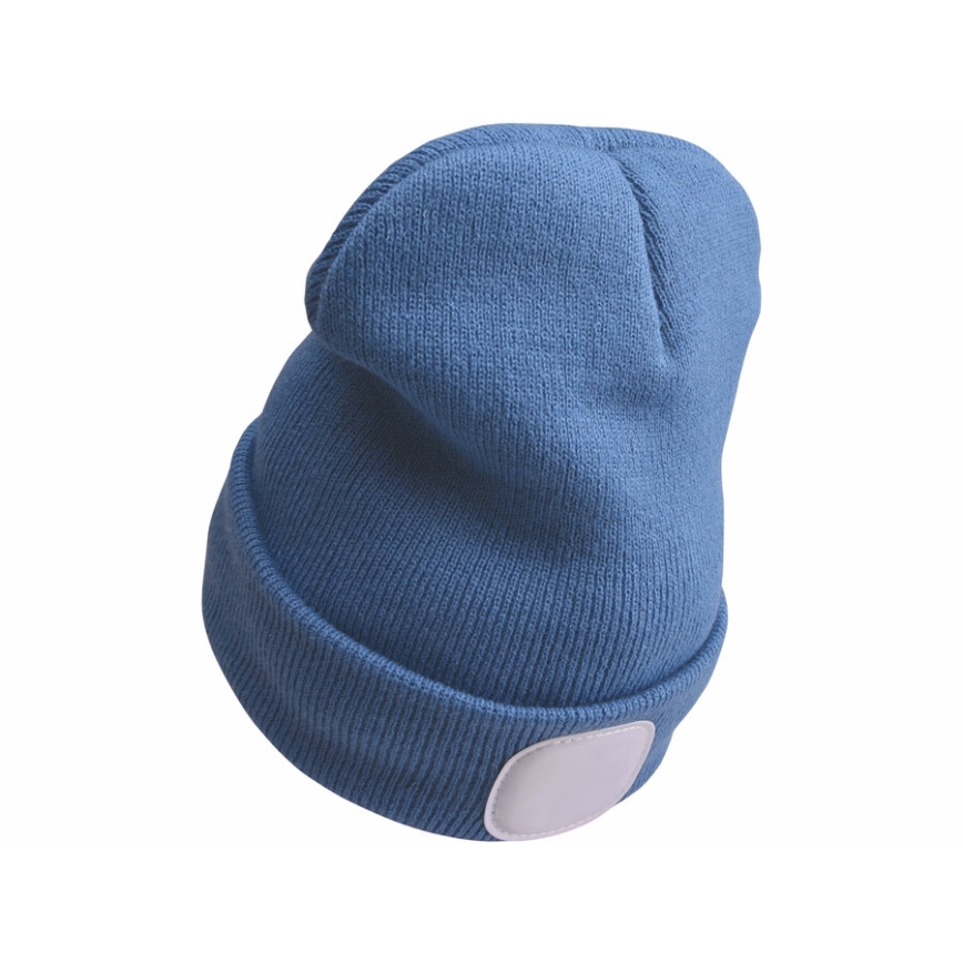 Extol - Pipo otsalampulla ja USB-latauksella 300 mAh, sininen, koko UNI