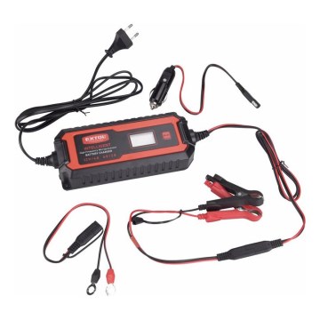 Extol Premium - Auton akkulaturi 9-vaiheinen 6/12V 4A IP65