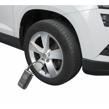 Extol Premium - Digitaalinen taskukompressori 4000 mAh 7,4V musta