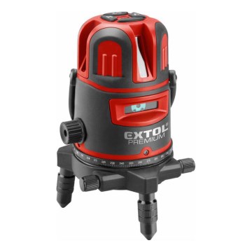 Extol Premium - Itsestään tasaava ristiviivalaser 5V/5200 mAh IP54