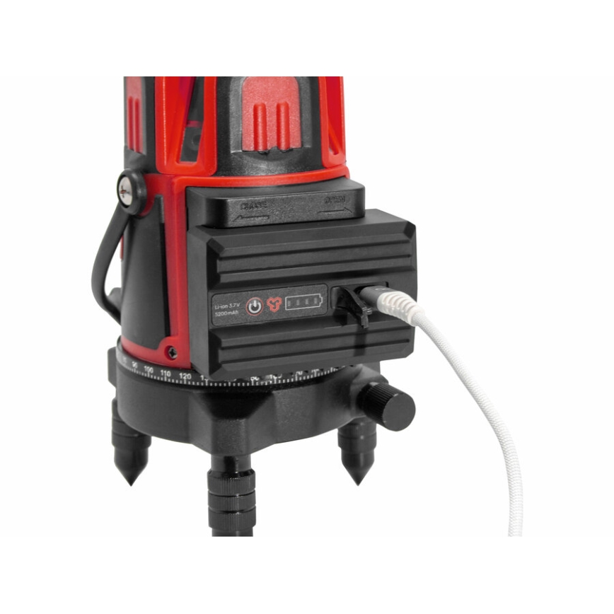 Extol Premium - Itsestään tasaava ristiviivalaser 5V/5200 mAh IP54