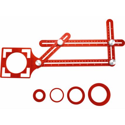Extol Premium - Metallinen malli kulmien ja asemien siirtämiseen paikantimella