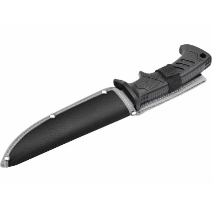 Extol Premium - Metsästysveitsi musta/ruostumaton 14,5 cm