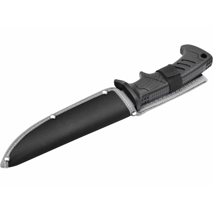 Extol Premium - Metsästysveitsi musta/ruostumaton 14,5 cm