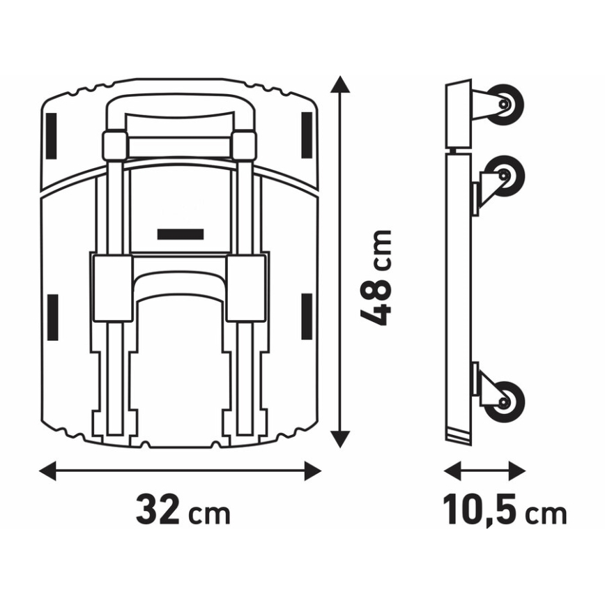 Extol Premium - taitettava kärry