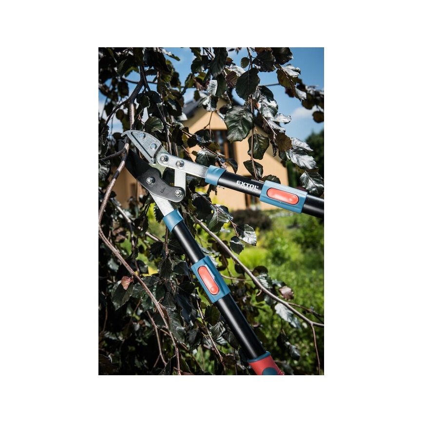 Extol Premium - Teleskooppivälitteiset alasinsakset oksille 670-940 mm